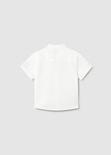 Load image into Gallery viewer, Mayoral Baby Boy White Short Sleeve Shirt
