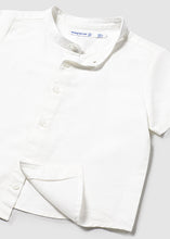 Load image into Gallery viewer, Mayoral Baby Boy White Short Sleeve Shirt
