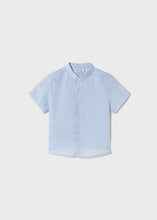 Load image into Gallery viewer, Mayoral Toddler Boy Blue Short Sleeve Shirt
