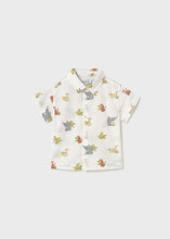 Load image into Gallery viewer, Mayoral Toddler Boy Jungle Animals Print Short Sleeve Shirt

