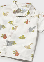 Load image into Gallery viewer, Mayoral Toddler Boy Jungle Animals Print Short Sleeve Shirt
