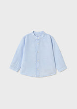 Load image into Gallery viewer, Mayoral Baby Boy Blue Long Sleeve Shirt

