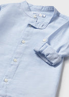Mayoral Baby Boy Blue Long Sleeve Shirt