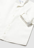 Mayoral Toddler Boy White Long Sleeve Shirt