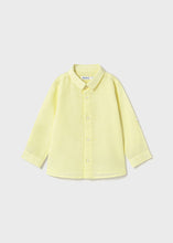 Carregar imagem no visualizador da galeria, Mayoral Baby Boy Yellow Long Sleeve Shirt
