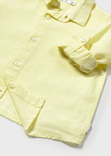 Carregar imagem no visualizador da galeria, Mayoral Baby Boy Yellow Long Sleeve Shirt
