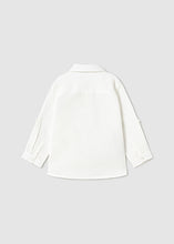 Load image into Gallery viewer, Mayoral Baby Boy White Long Sleeve Shirt
