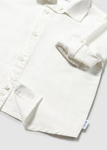 Load image into Gallery viewer, Mayoral Baby Boy White Long Sleeve Shirt
