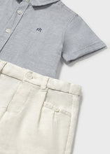 Load image into Gallery viewer, Mayoral 2pc Toddler Boy Regata-cre Shirt &amp; Shorts Set
