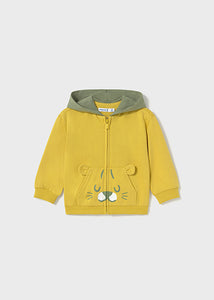 Mayoral Baby Boy Gold Green Tiger  Hoodie