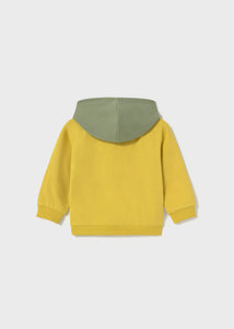 Mayoral Baby Boy Gold Green Tiger  Hoodie