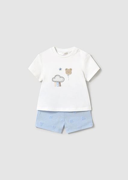 Mayoral 2pc Baby Boy Tee and Shorts Set