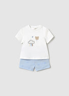 Mayoral 2pc Baby Boy Tee and Shorts Set