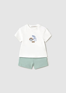 Mayoral 2pc Baby Boy Tee and Shorts Set