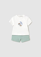 Mayoral 2pc Baby Boy Tee and Shorts Set