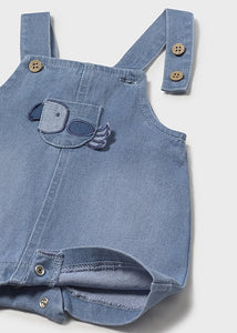 Mayoral 1pc Baby Boy Toucan Jeans Shortalls