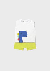 Mayoral 2pc Baby Boy Dino Tank and Shorts Set