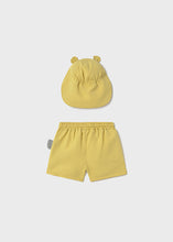 Carregar imagem no visualizador da galeria, Mayoral 2pc Baby - Toddler Boy Gold Swim Shorts &amp; Sun Hat Set
