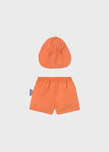 Afbeelding in Gallery-weergave laden, Mayoral 2pc Baby Boy Sharks Swim Shorts &amp; Sun Hat Set
