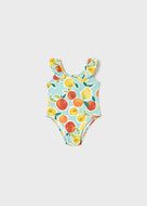Mayoral 1pc Toddler Girl Fruit Print Swimsuit