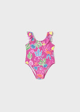 Carregar imagem no visualizador da galeria, Mayoral 1pc Toddler Girl Pink Ocean Animals Print Swimsuit
