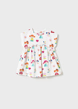 Load image into Gallery viewer, Mayoral Baby Girl White Character Print Dress
