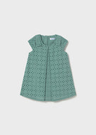Mayoral Baby Girl Emerald Eyelet Dress