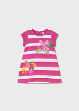 Cargar imagen en el visor de la galería, Mayoral Toddler Girl Pink Striped Dress
