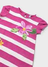 Cargar imagen en el visor de la galería, Mayoral Toddler Girl Pink Striped Dress
