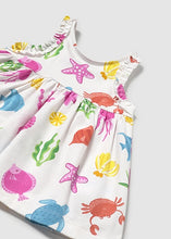 Load image into Gallery viewer, Mayoral Baby Girl White Sea Animals Print Dress
