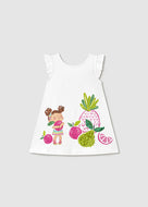 Mayoral Baby Girl White Dress