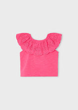 Load image into Gallery viewer, Mayoral Kid Girl Peony Eyelet Top
