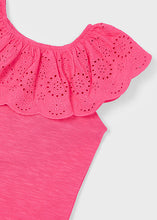 Load image into Gallery viewer, Mayoral Kid Girl Peony Eyelet Top
