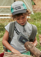 Mayoral Kid Boy Grey Fanny Pack Print Tee
