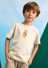 Cargar imagen en el visor de la galería, Mayoral Kid Boy Beige Skateboard Tee
