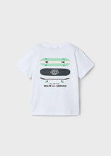 Cargar imagen en el visor de la galería, Mayoral Kid Boy White Skateboard Tee
