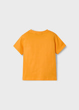 Load image into Gallery viewer, Mayoral Kid Boy Orange Keep Rolling Tee
