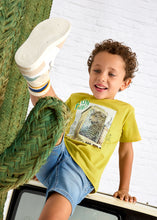 Load image into Gallery viewer, Mayoral Toddler Boy Gold Jungle City Tee
