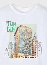 Afbeelding in Gallery-weergave laden, Mayoral Kid Boy White Jungle City Tee
