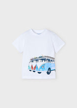 Load image into Gallery viewer, Mayoral Kid Boy White Beach Vans Tee
