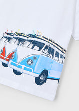 Load image into Gallery viewer, Mayoral Kid Boy White Beach Vans Tee
