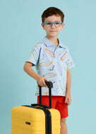 Mayoral Kid Boy Blue Surfboards Polo