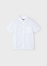 Load image into Gallery viewer, Mayoral Toddler Boy White Short Sleeve Shirt
