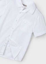 Load image into Gallery viewer, Mayoral Toddler Boy White Short Sleeve Shirt
