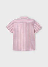 Load image into Gallery viewer, Mayoral Toddler Boy Red Striped Short Sleeve Shirt
