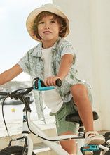 Load image into Gallery viewer, Mayoral Toddler Boy Green Leaf Short Sleeve Shirt

