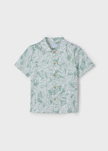 Load image into Gallery viewer, Mayoral Toddler Boy Green Leaf Short Sleeve Shirt
