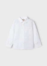 Load image into Gallery viewer, Mayoral Toddler Boy White Long Sleeve Shirt
