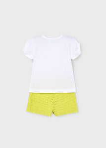 Mayoral 2pc Kid Girl Citron Set
