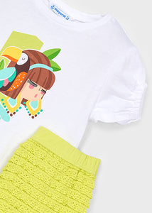 Mayoral 2pc Kid Girl Citron Set